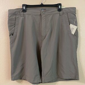 Royal Robbins New Men Size 42 Active Traveler Nylon Short Brown UPF 50 Inseam 10
